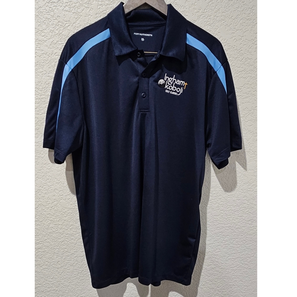 NEW Ingham Okoboji Golf Classic Polo Shirt - Navy Blue